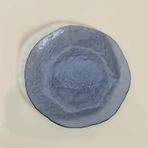 Chakra Dune Servis Tabağı, MAVİ/TRANSPARAN, 28cm