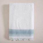 Chakra Endi Banyo Havlusu 70X140 cm Beyaz/aqua - 100 x 180 cm - Renkli