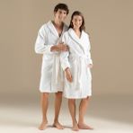 Chakra Eva Bambu Unısex Bornoz - XL - Beyaz