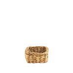Chakra Fapino Natural Su Sümbülü 14x14 cm Kahverengi Sepet