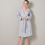 Chakra Floss Mavi Kadın Bornoz