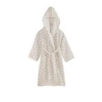 Chakra Goose Ekru Müslin Unisex Bebek Bornoz - Gri