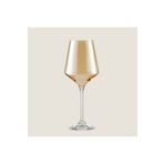 Chakra Handcraft Mood Beyaz Şarap Kadehi Amber