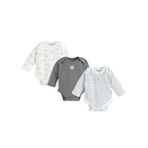 Chakra Little Driver Uzun Kollu Unisex Bebek 3'lü Body Set