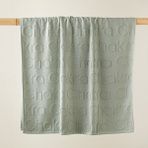 Chakra Logolu Plaj Havlusu Duman Yeşili - 100 x 180 cm