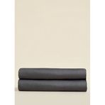 Chakra Luxury Koyu Düz Çarsaf 240x260 Cm - Gri