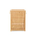 Chakra Natural Bambu 58x40 cm Kahverengi Çamaşır Sepeti