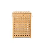 Chakra Natural Bambu Çamaşır Sepeti - Kahverengi