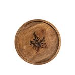 Chakra Oliva 25 cm Natural Sunum Tabağı