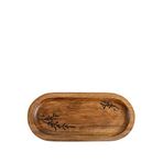 Chakra Oliva Natural Sunum Tabağı 36x16.5 Cm