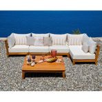 Chakra Rio Köşe Takımı Iroko Bej