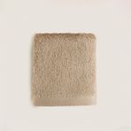 Chakra Solıd Bambu El Havlusu 33X33 Cm - Koyu Bej - 100 x 180 cm