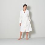 Chakra Solid Ekru Unisex Bornoz