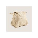 Chakra Tiyanki Makyaj Çantası 12x10 Cm Natural