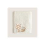 Chakra Tortue Bambu Yüz Havlusu 50X90 Cm Ekru