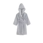 Chakra Under The Sea Müslin Unisex Bebek Bornoz - Gri
