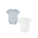 Chakra Under The Seai Ekru/gri Yenidoğan Bebek 2'li Body Set