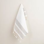 Chakra Vera Mutfak Havlusu 40X60 cm Beyaz/kahve - Kahverengi - Beyaz - 40 x 60 cm