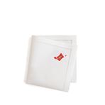 Chakra Volante Pamuklu Nakışlı 40x40 cm Beyaz Servis Peçetesi
