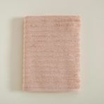 Chakra Waved Banyo Havlusu 70X140 cm Koyu Somon - 70 x 140 cm