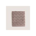 Chakra Zigzag %100 Pamuk El Havlusu 30x40 cm Lila