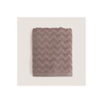 Chakra Zigzag %100 Pamuk Yüz Havlusu 50x80 cm Lila