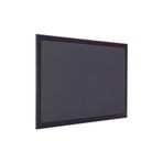 Chalky Kara Tahta Siyah Çerçeveli - Tebeşir Yazı Tahtası 60x120 Cm