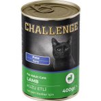 Challenge Pate Kuzu Etli 400 GR Yetişkin Kedi Konservesi