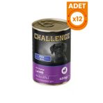 Challenge Pate Kuzu Etli Yavru Konserve Köpek Maması - 400 Gr 12 Adet