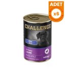 Challenge Pate Kuzu Etli Yavru Konserve Köpek Maması - 400 Gr 6 Adet