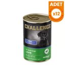 Challenge Pate Kuzu Etli Yetişkin Konserve Köpek Maması - 400 Gr 12 Adet