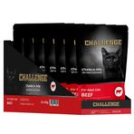 Challenge Pouch Sığır Etli 24x85 gr Yetişkin Kedi Yaş Maması