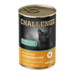 Challenge Tavuk ve Ciğerli Yetişkin 400 gr Kedi Konservesi