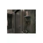 Chalybes Premium Metal Duvar Anahtarlığı Ve Aksesuar Düzenleyici - Koyu Gri Modern Antre Organizer Teşhir