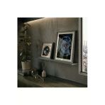Chalybes Premium Slim Koyu Gri Metal Raf - Modern Dekoratif Duvar Modülü