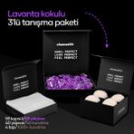 Chamashir 3'lü Tanışma Paketi - Kapsül Çamaşır Deterjanı Lavanta Kokulu - Kurutma Mendili - Yün Kurutma Topu