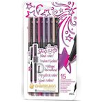 Chameleon 0.3 mm 6'lı Floral Fineliner Çoklu Renk Sistemli Kalem
