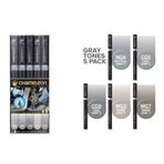 Chameleon 5'li Set Gray Tones Marker Kalem