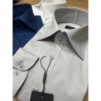 Chamis Slimfit Gümüş Saten Polat Yaka Gömlek - Gümüş Gri - XL