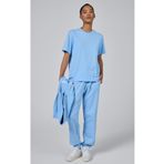 Champion 117128-BS083 Icons Elastic Cuff Pants Mavi Kadın Eşofman Altı