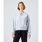 Champion 117345-EM004 Reverse Weave Crewneck Gri Kadın Sweatshirt