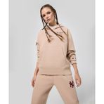 Champion 117506-MS079 Bej MLB Hooded Sweatshirt Kadın Sweatshirt