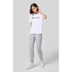 Champion 117550-EM021 Script Shop Rib Cuff Pants Gri Kadın Eşofman Altı