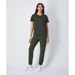 Champion 117584-GS508 Script Shop Rib Cuff Pants Yeşil Kadın Eşofman Altı