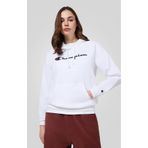 Champion 117669-WW001 Script Shop Hooded Beyaz Kadın Sweatshirt
