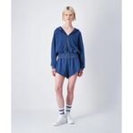 Champion 117692-BS189 Time Capsule Shorts Mavi Kadın Şort
