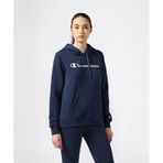 Champion 118424-BS501 Lacivert Script Shop Hooded Kadın Sweatshirt