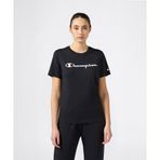 Champion 118428-KK001 Siyah Script Shop Short-Sleeve Tee Kadın T-Shirt