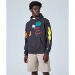 Champion 219785-ES503 Eco Future Hooded Siyah Erkek Sweatshirt