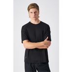 Champion 220822-KK001 C-Tech SS Tee Siyah Erkek T-Shirt